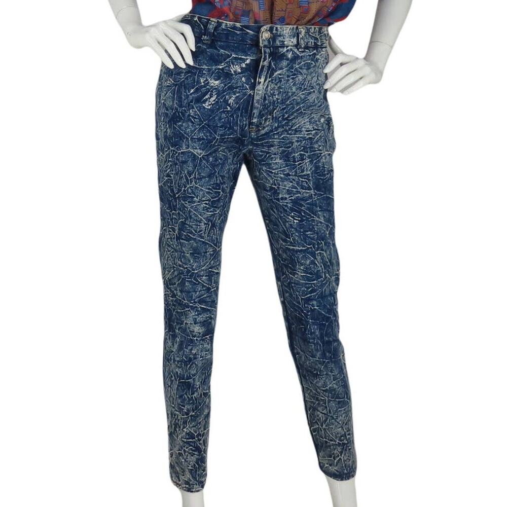 Vintage Acid Wash High Waist Jeans 28